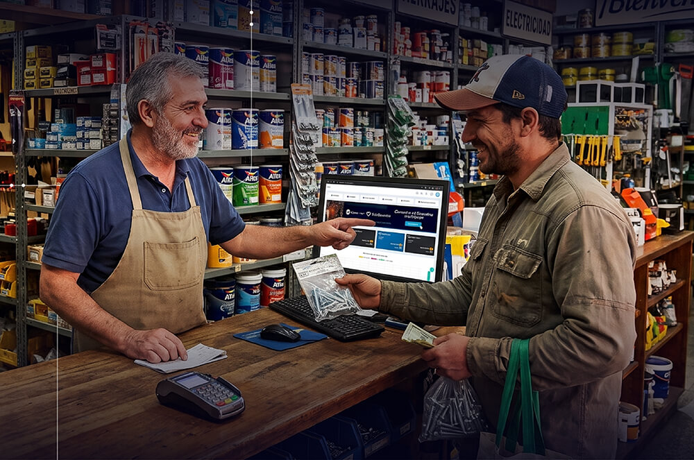 Comercio usando Pyme para controlar su stock